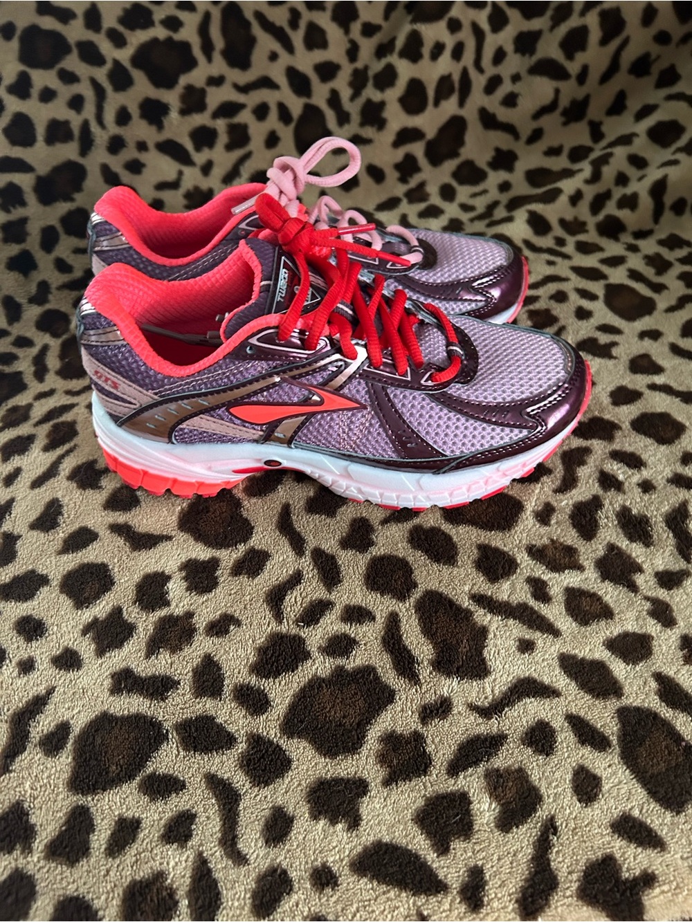 Brooks Women’s Athletic Shoes in Pink and Red Accent - Picture 2 of 9